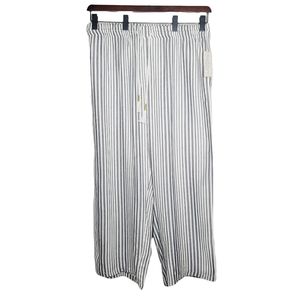 French Laundry Striped Trousers - Black and White